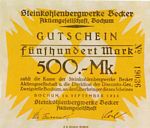 Notgeld Präsident